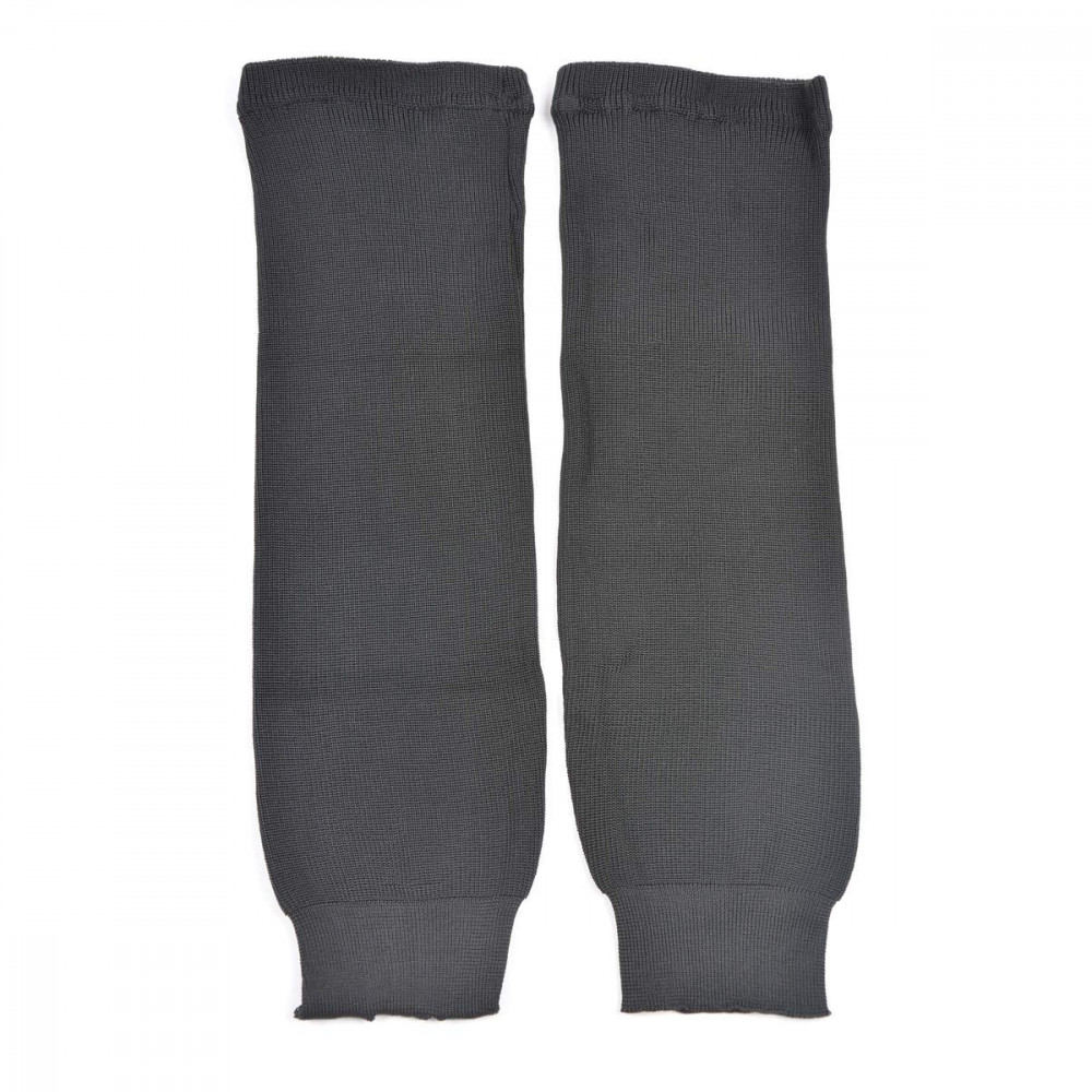 Knitted hockey sock, black (pair)