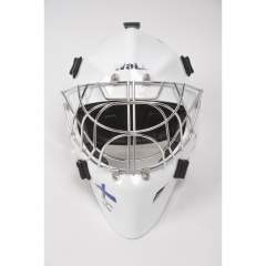 Wall W4 white mask with chrome Canada cage JR