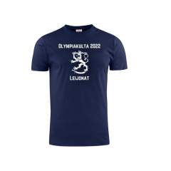 Olympic gold 2022 T-shirt blue SR-S