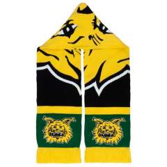 Ilves fan scarf, green/yellow logo