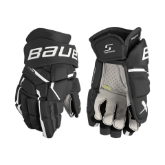 Bauer S23 Supreme Mach Gloves White/Black
