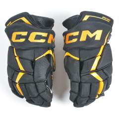 CCM Jetspeed FT6 Gloves, Black/Sunflower