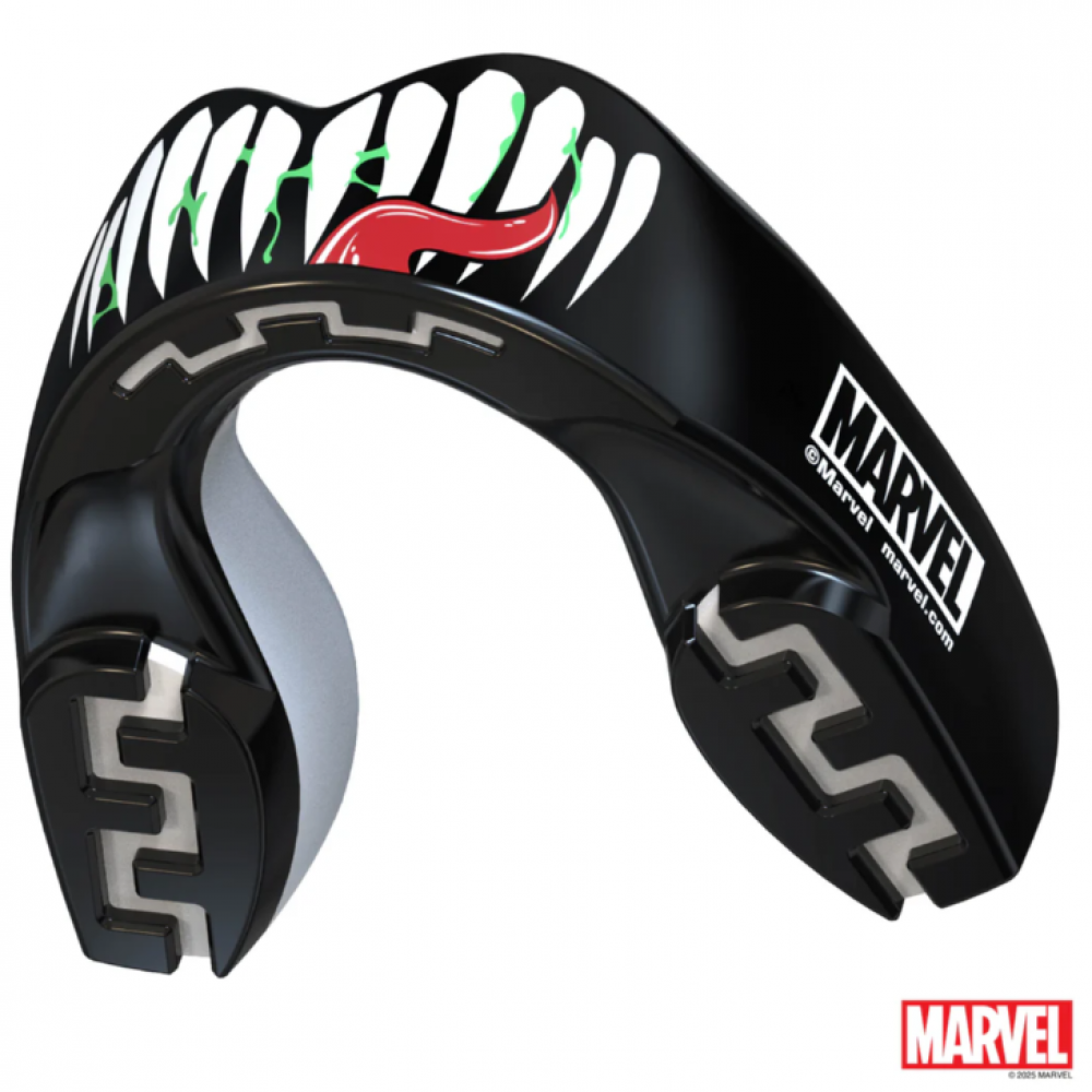 SAFEJAWZ® MARVEL VENOM HAMMASSUOJAT - MUSTA SR
