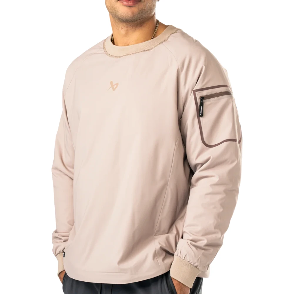 BAUER FILLED CREWNECK SR-L TAUPE