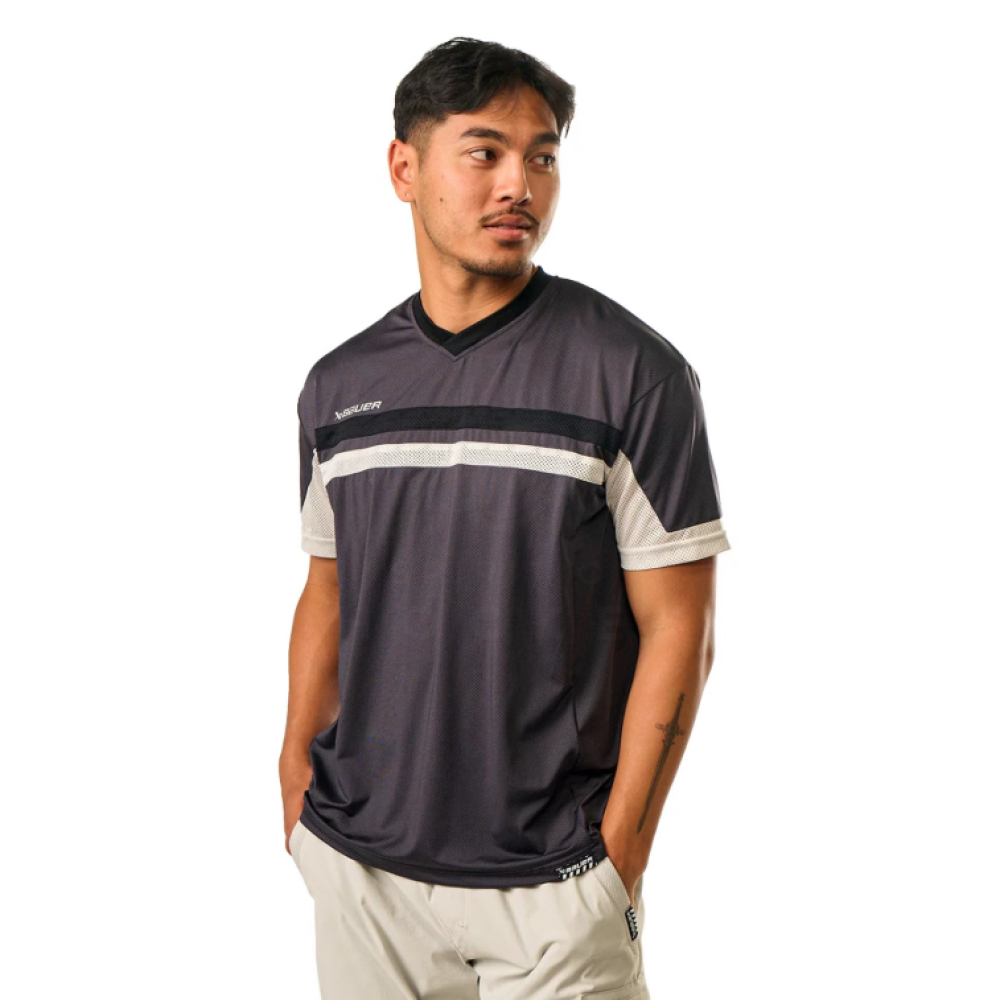 BAUER MESH SS T-PAITA SR-L BLK