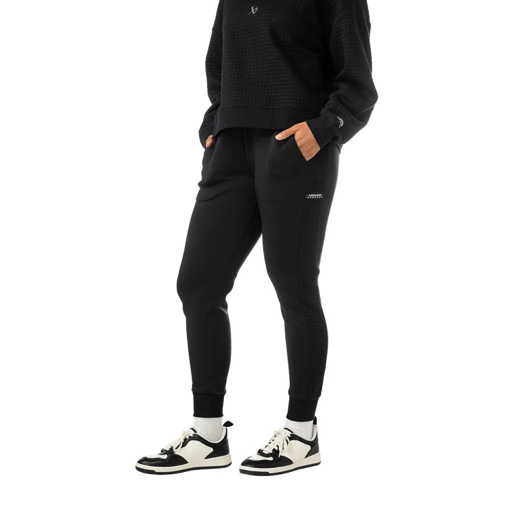BAUER QUILTED FLEECE JOGGER WOMEN SR-M MUSTA