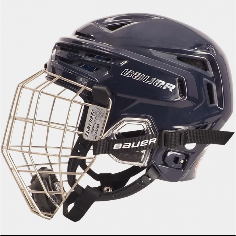 Bauer Re-Akt 85 helmet+cage, navy