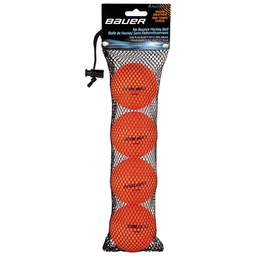 Bauer Street Hockey pallo Hydro G warm oranssi - 4KPL