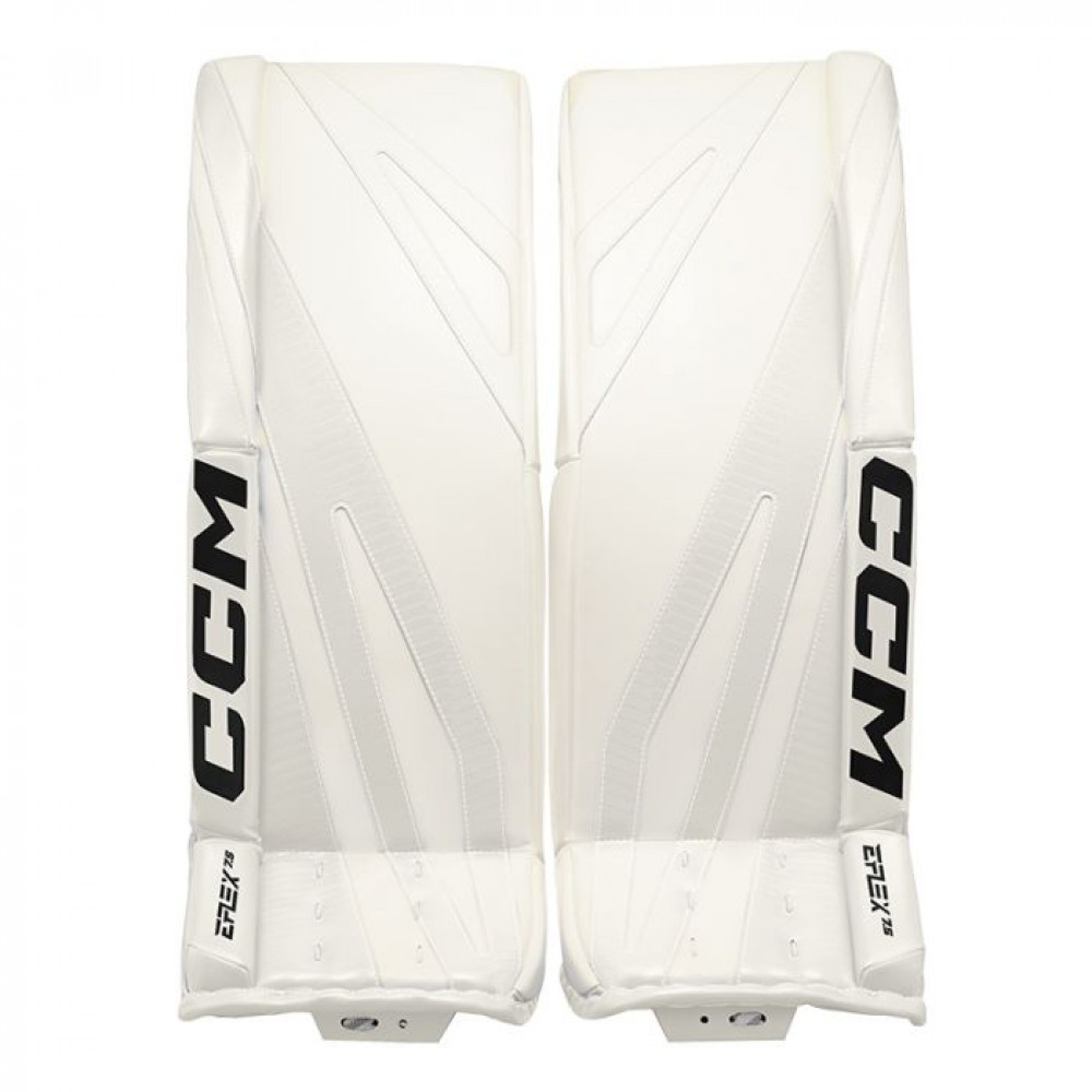 CCM EFLEX 7.5 GOALIE PADS WHITE SR 
