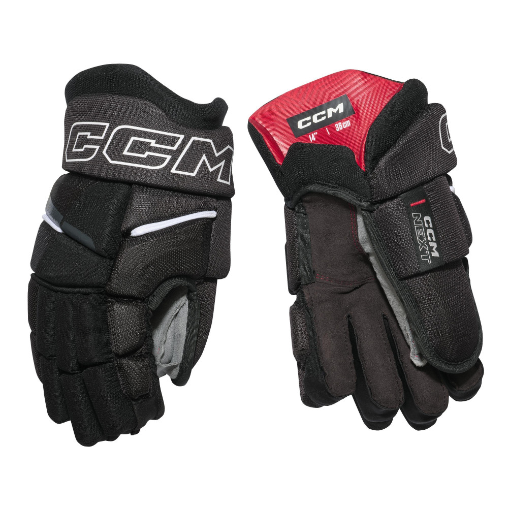 CCM S26 NEXT Hanskat, Musta/Valk JR