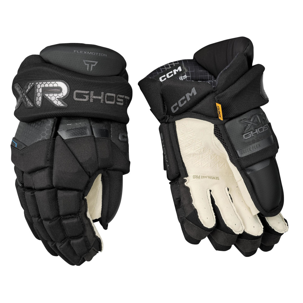 CCM TACKS XR GHOST HANSKAT SR MUSTA/HARMAA