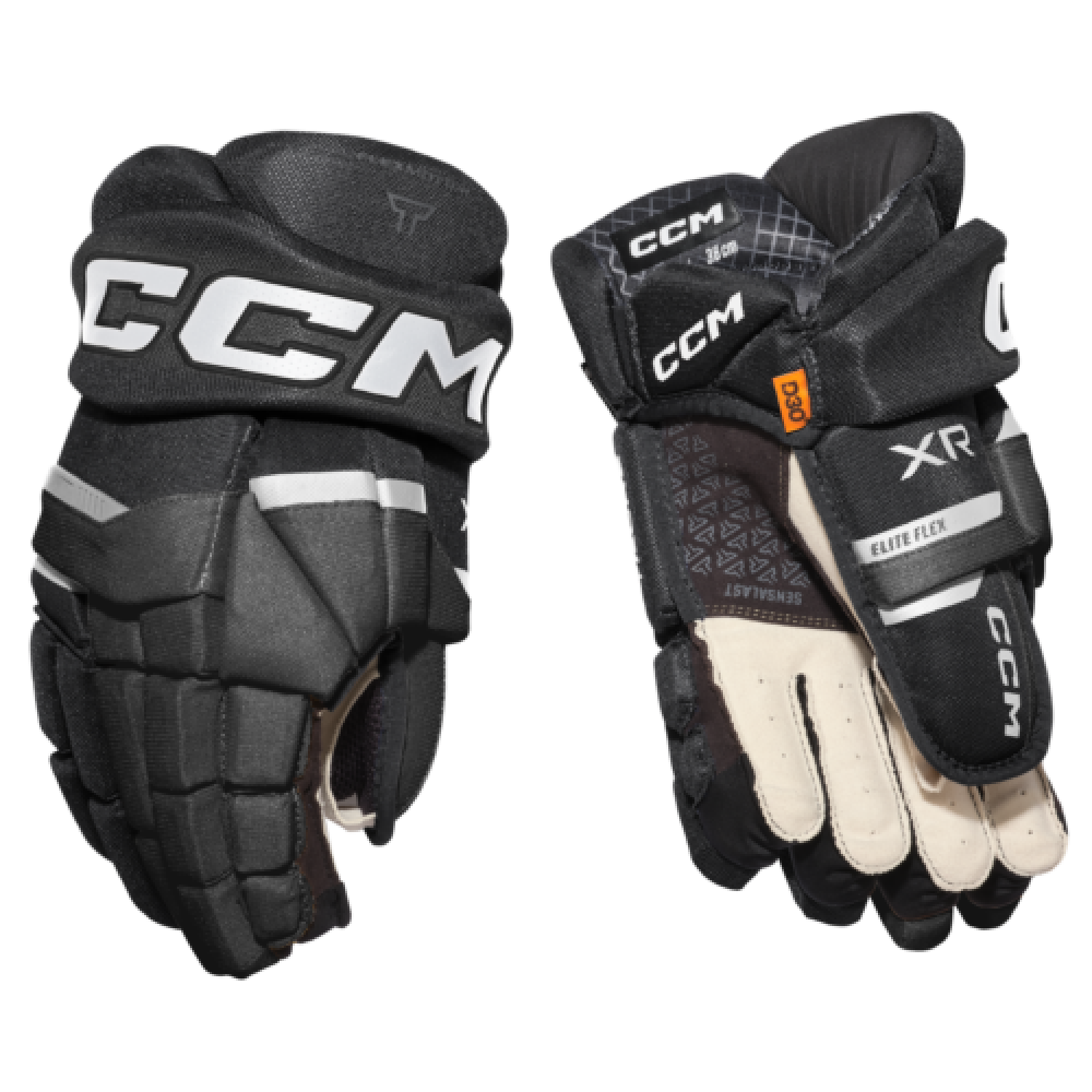 CCM TACKS XR HANSKAT SR MUSTA/VALK