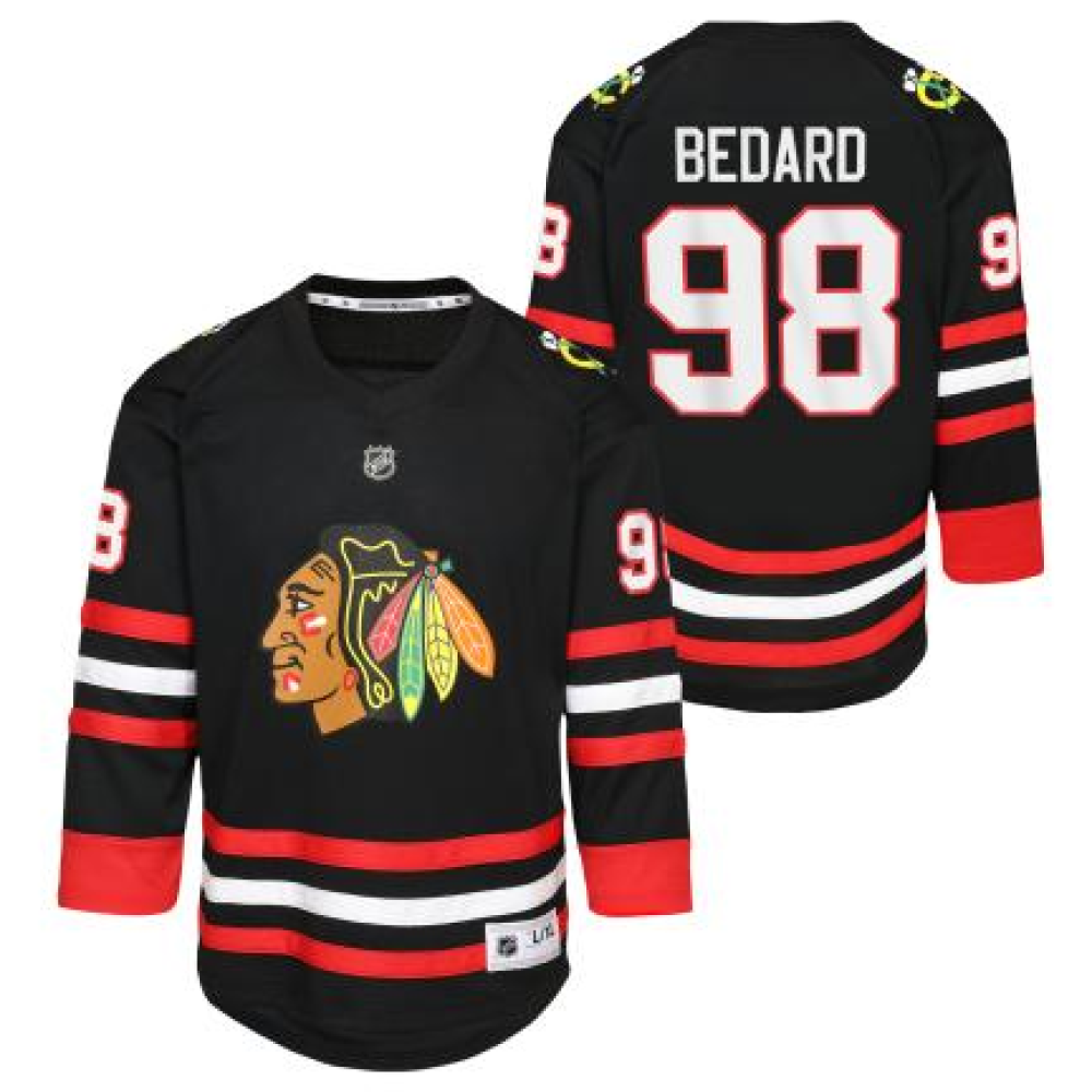 CHICAGO BLACKHAWKS "BEDARD" REPLICA FANIPAITA JR-S/M