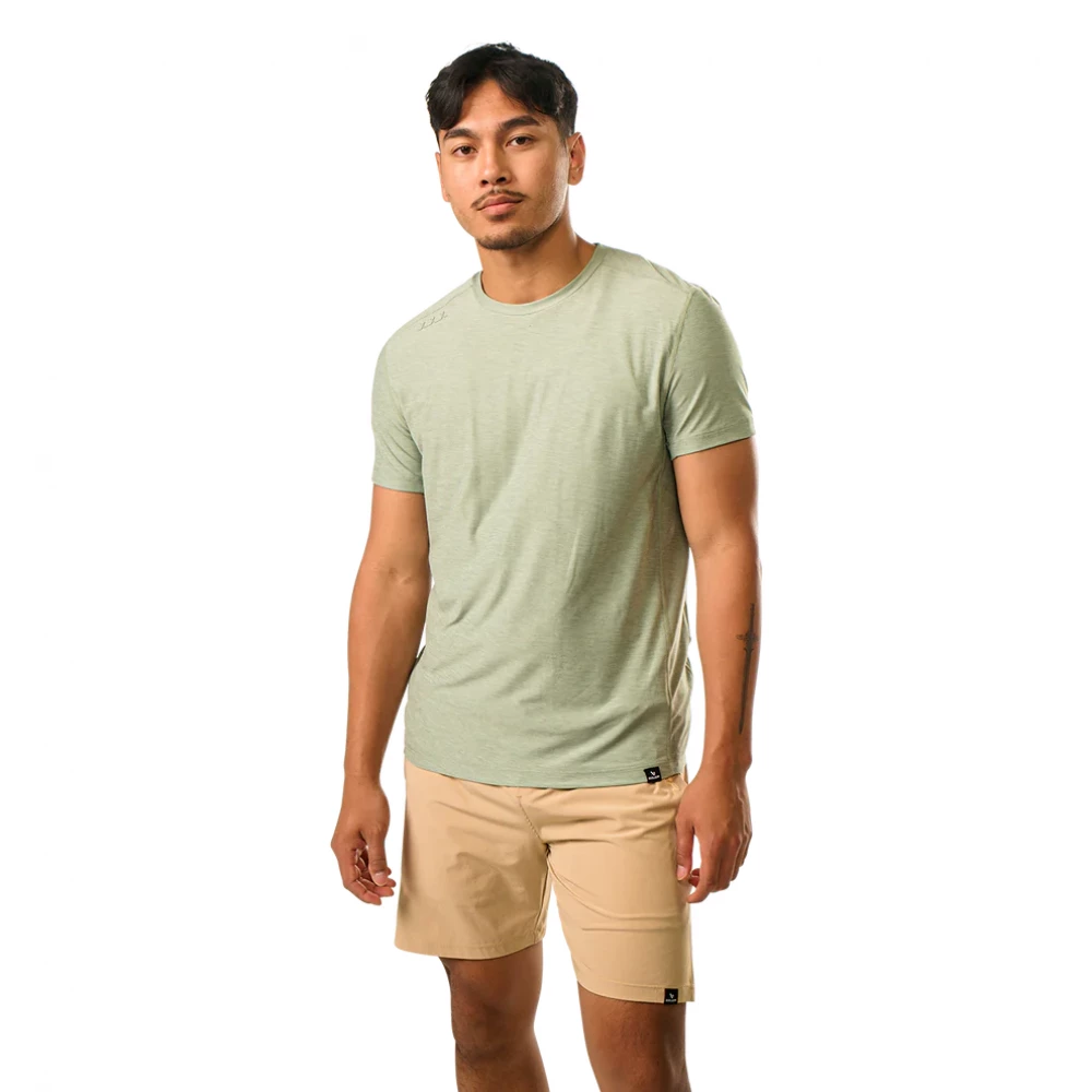 S25 BAUER FLC SS TECH TEE SR-L SEAFOAM T-PAITA