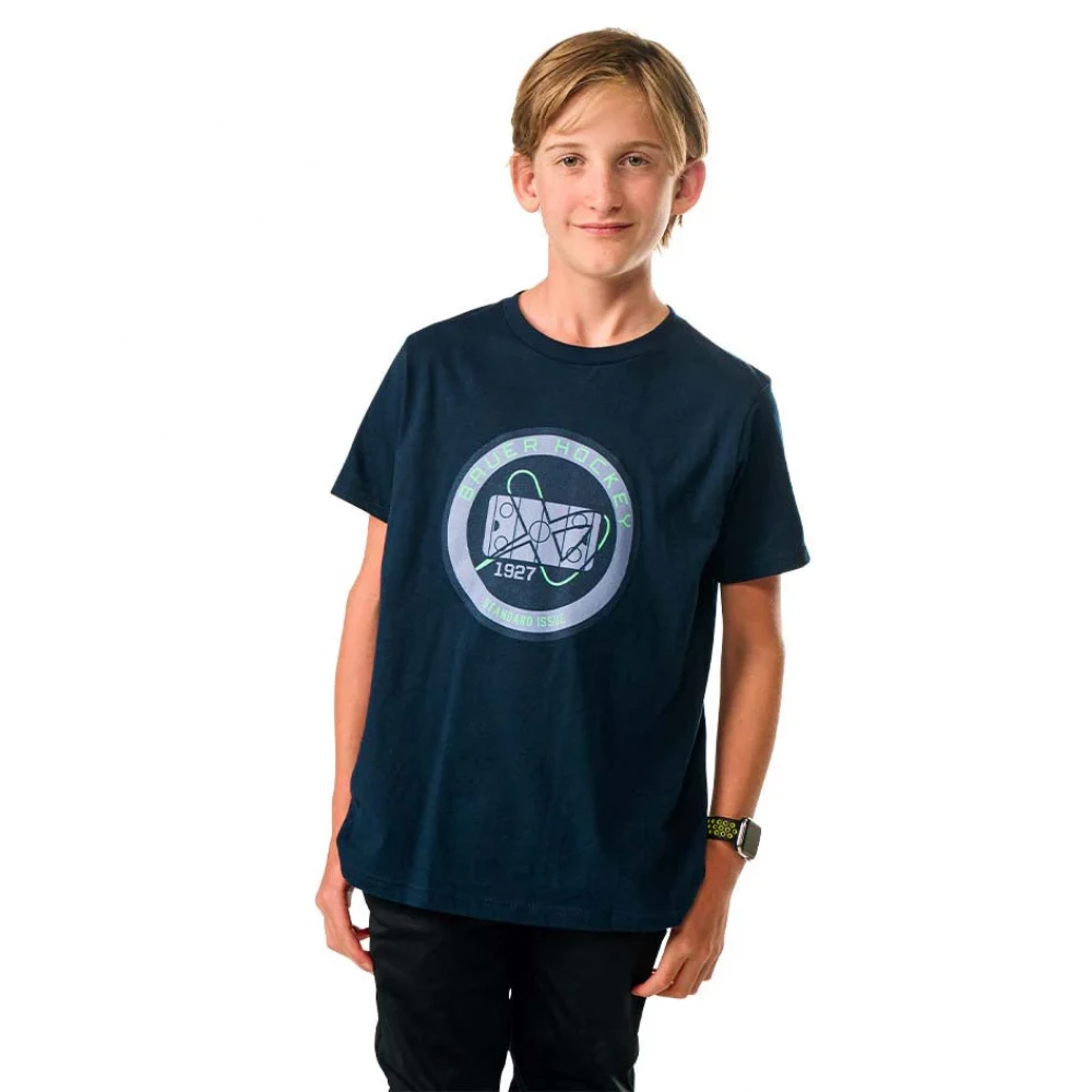 S25 BAUER HOCKEY RINK TEE DARK NAVY JR-M T-PAITA