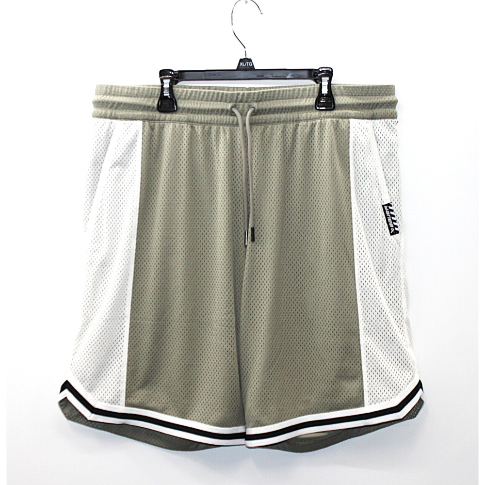 S25 BAUER MESH SHORTSIT SR-L TAN/SAGE