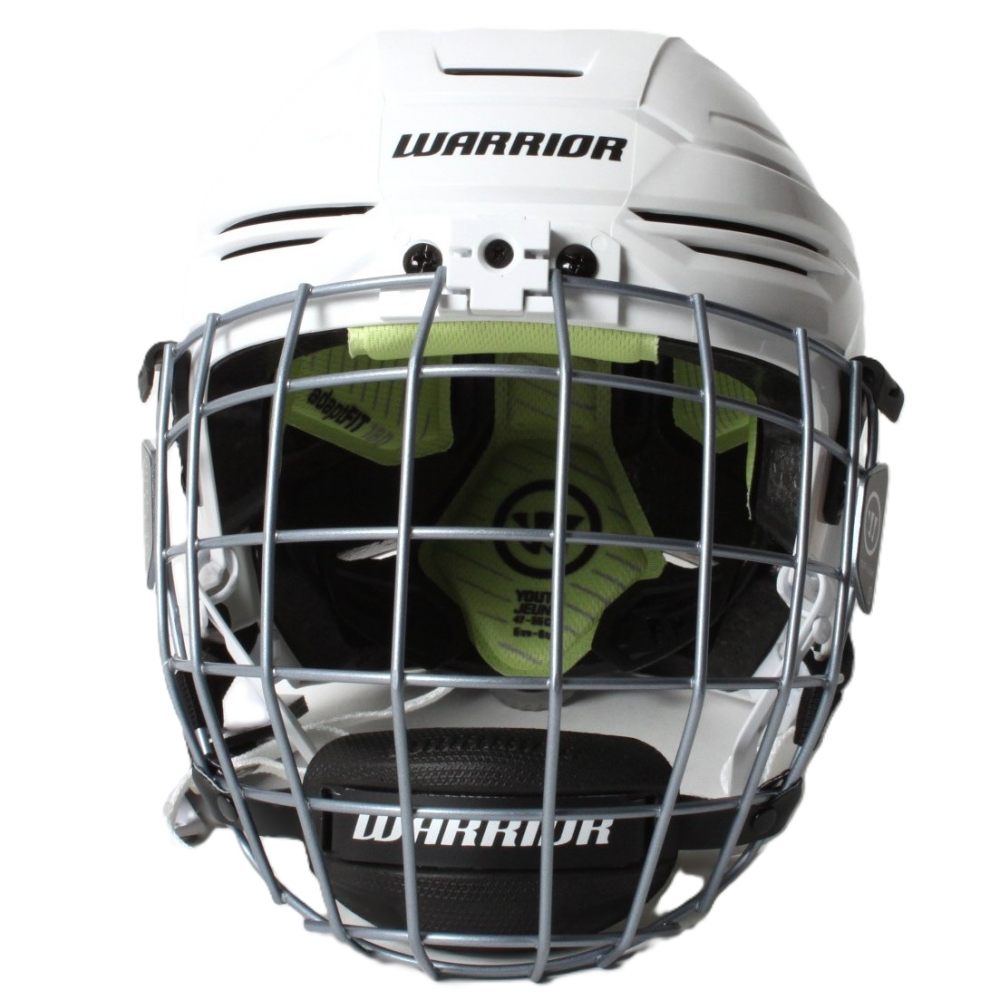 WARRIOR ALPHA ONE YOUTH HELMET COMBO YTH WHITE