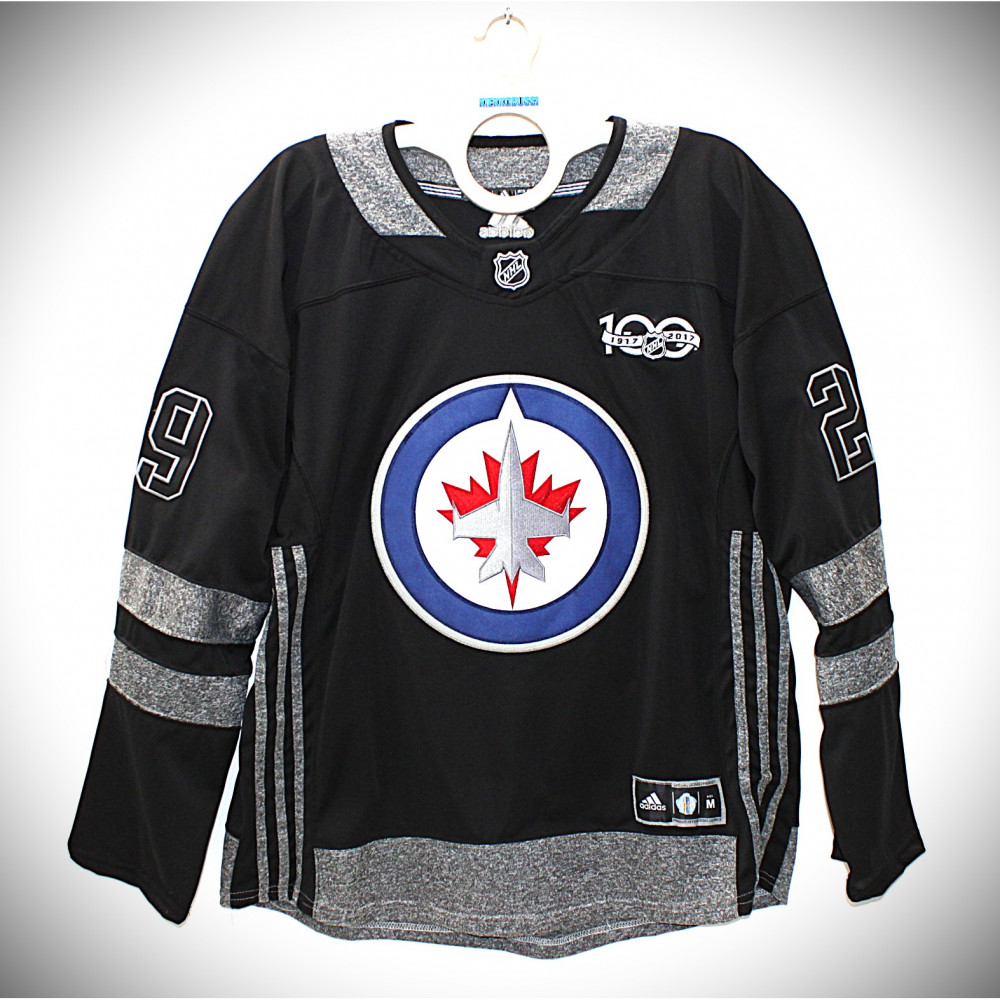 WINNIPEG JETS "LAINE" JERSEY ,SIZE M