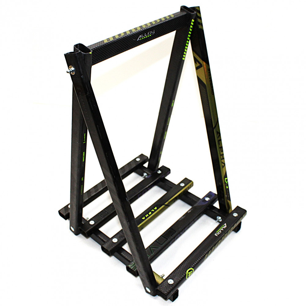 Wood carrying rack with name (TAPPARA) "Sylvegård"