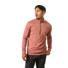 BAUER FLC 1/4 ZIP SR-L CLAY