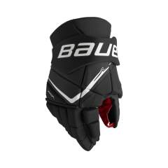 BAUER S25 VAPOR FLY40 HANSKAT MUSTA/VALKOINEN