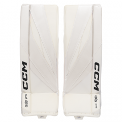 CCM AXIS F5 GOALIE PADS JR WHITE