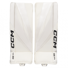 CCM AXIS F9 GOALIE PADS WHITE