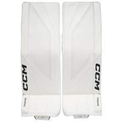 CCM TACKS GOALIE PADS WHITE SR